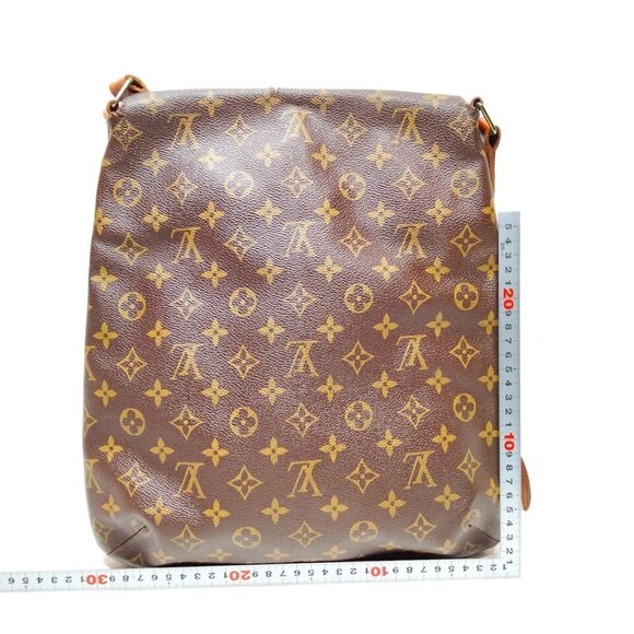 100% Authentic Louis Vuitton Musette Brown Monogram Crossbody Bag - Picture 2 of 9